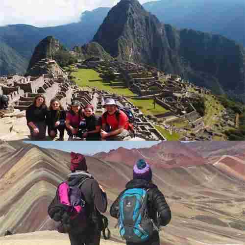 Machu Picchu y Montaña de Siete Colores